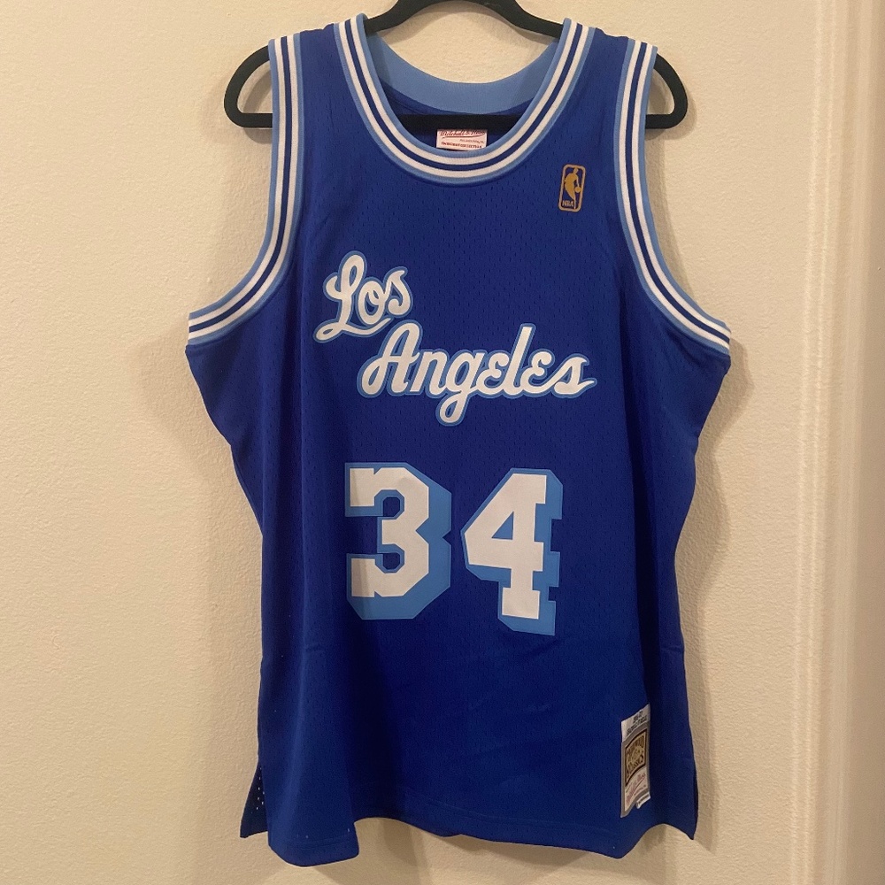 Mens Mitchell & Ness NBA Swingman Jersey Lakers Shaq